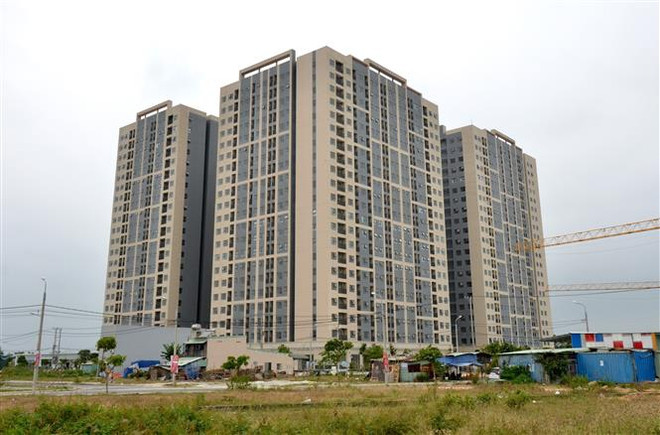 Chung cư nhà ở xã hội tại Khu đô thị xanh Bàu Tràm Lakeside, Đà Nẵng. (Ảnh: Quốc Dũng/TTXVN) Công bố mức lãi suất cho vay ưu đãi để mua nhà ở xã hội ảnh 1