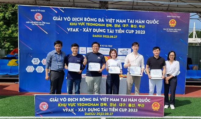 Sôi động giải bóng đá VFAK Yeongnam Cup 2023 tại Hàn Quốc ảnh 3