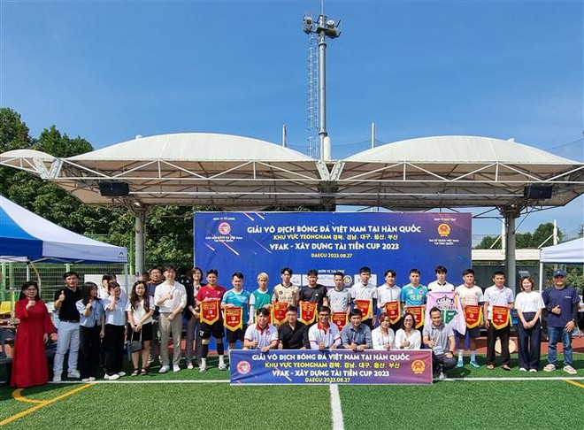 Sôi động giải bóng đá VFAK Yeongnam Cup 2023 tại Hàn Quốc ảnh 2