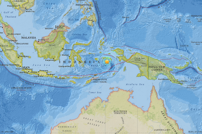 Động đất 7,1 độ Richter tại Indonesia, người dân hoảng loạn ảnh 1