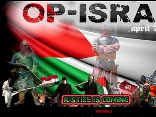 Israel sẵn sàng ứng phó các cuộc tấn công mạng của Anonymous ảnh 1