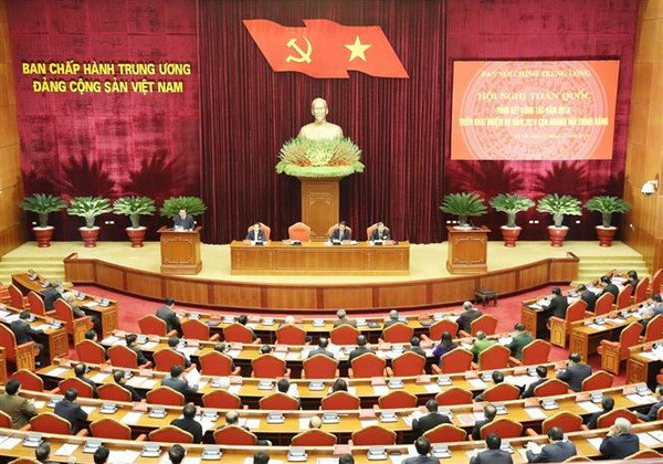 Toàn cảnh hội nghị. (Ảnh: Trí Dũng/TTXVN) Hội nghị tổng kết công tác ngành Nội chính Đảng năm 2018 ảnh 1