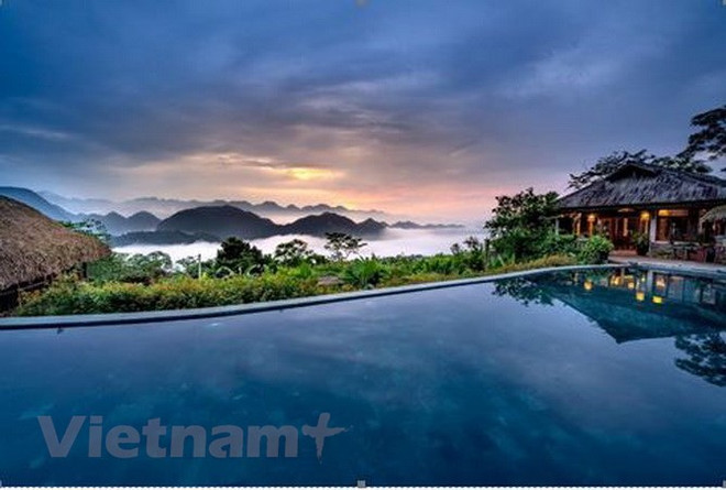 Bể bơi vô cực tại Pù luông. (Nguồn: Puluong Eco-Garden) Thanh Hóa nỗ lực xây dựng và duy trì điểm đến du lịch an toàn ảnh 2