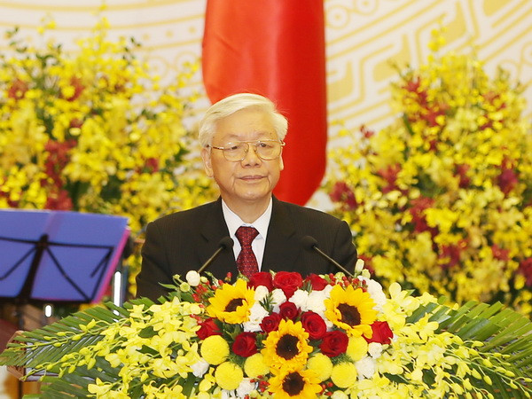 Chiêu đãi trọng thể chào mừng Tổng Bí thư, Chủ tịch Trung Quốc ảnh 2