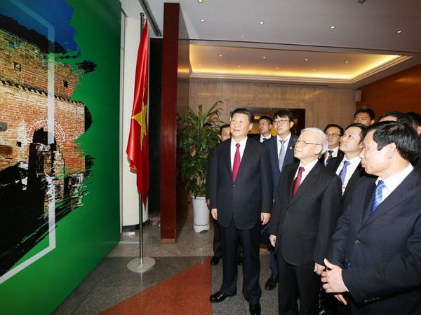 Chiêu đãi trọng thể chào mừng Tổng Bí thư, Chủ tịch Trung Quốc ảnh 4