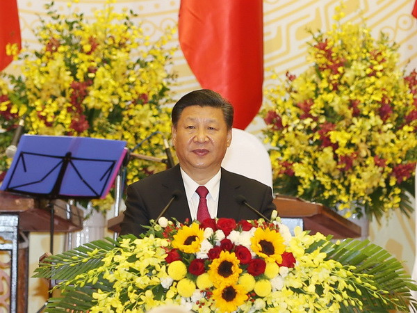 Chiêu đãi trọng thể chào mừng Tổng Bí thư, Chủ tịch Trung Quốc ảnh 3