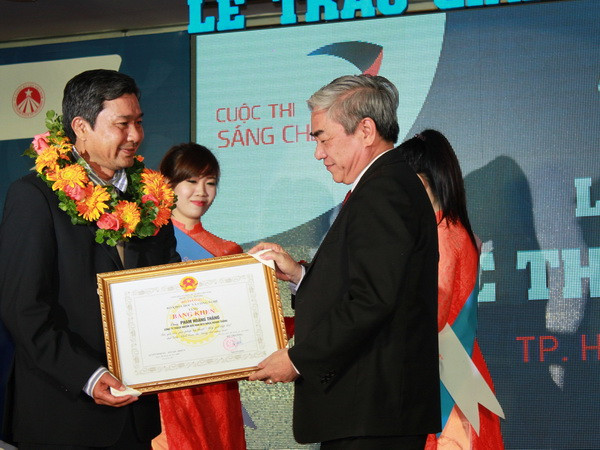 Vinh danh sáng tạo hữu ích tại Cuộc thi sáng chế năm 2013 ảnh 1
