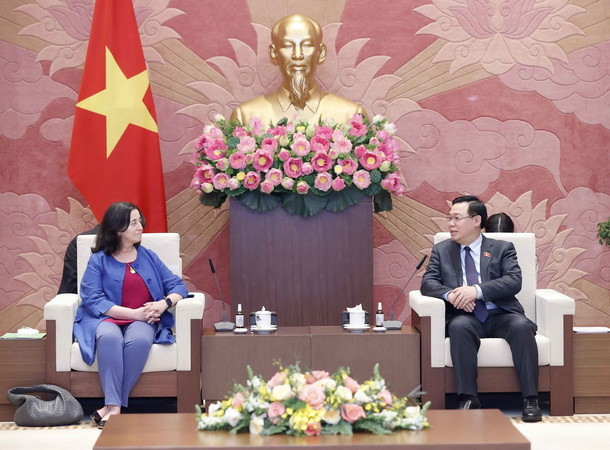Quang cảnh buổi tiếp. (Ảnh: Doãn Tấn/TTXVN) WB là đối tác phát triển rất tin cậy, quan trọng của Việt Nam ảnh 2