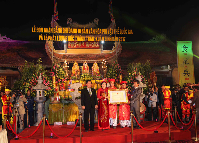 Lễ hội đền Trần Thương là Di sản văn hóa phi vật thể quốc gia ảnh 1