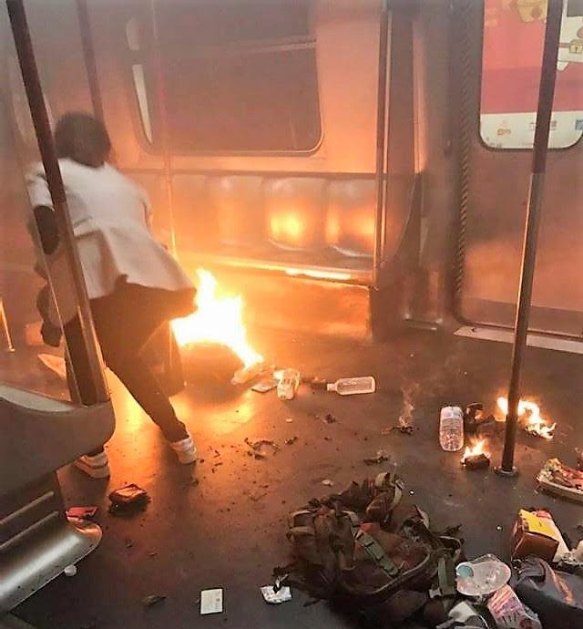 Hong Kong: Hành khách phóng hỏa, cố tự thiêu trên tàu điện ngầm ảnh 2