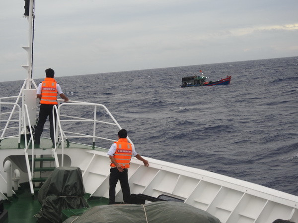 Xác định phương tiện đâm chìm tàu cá của ngư dân Bình Thuận ảnh 1