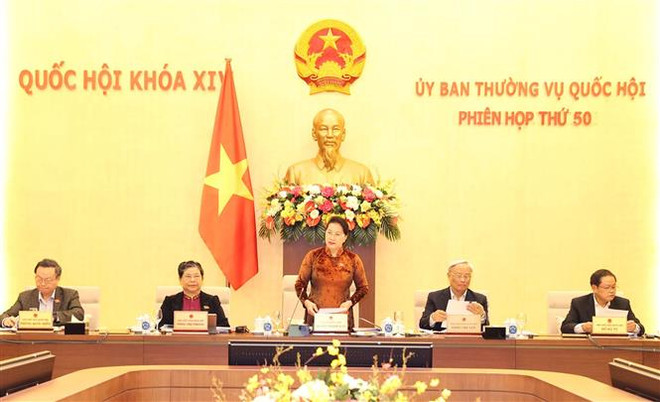 Ủy ban Thường vụ Quốc hội tiến hành họp Phiên họp thứ 50 ảnh 1