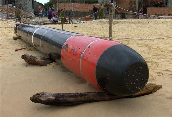 Ngư dân phát hiện quả ngư lôi còn mới tại vùng biển Phú Yên ảnh 1