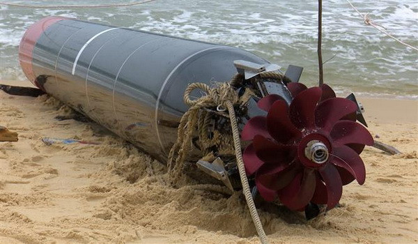 Ngư dân phát hiện quả ngư lôi còn mới tại vùng biển Phú Yên ảnh 2