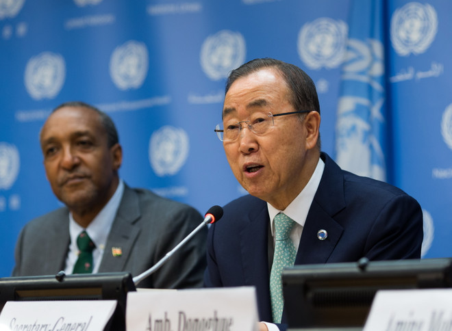 Ông Ban Ki-moon hối thúc 2 miền Triều Tiên ngừng căng thẳng ảnh 1