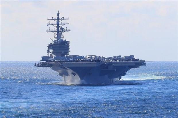 Tàu sân bay USS Ronald Reagan tham gia tập trận tại Australia ảnh 1
