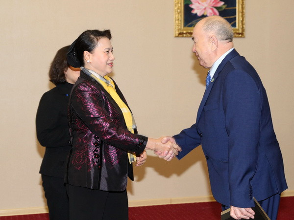 Chủ tịch Quốc hội Nguyễn Thị Kim Ngân gặp lãnh đạo Đảng Kazakhstan ảnh 1