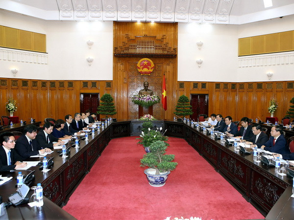 Phó Thủ tướng Vương Đình Huệ tiếp Phó Chủ tịch JICA Tomiyoshi ảnh 1