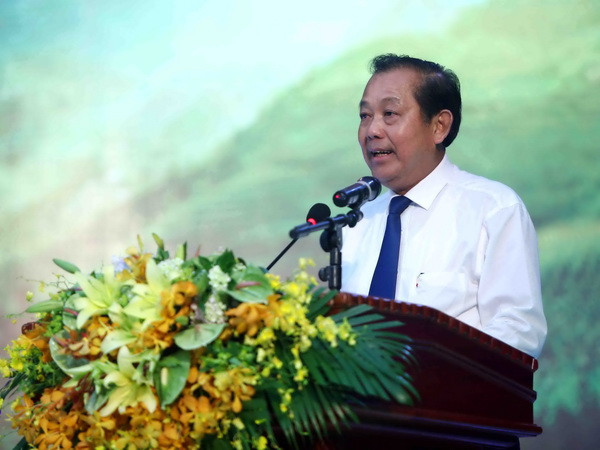 Phó Thủ tướng Trương Hòa Bình. (Ảnh: Thanh Tùng/TTXVN) Có biện pháp ngăn chặn đồng bộ, hiệu quả lan rộng ma túy ảnh 1