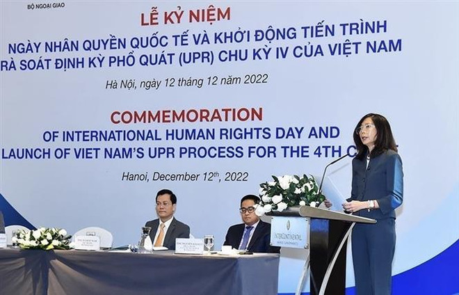Kỷ niệm ngày Nhân quyền quốc tế và khởi động tiến trình UPR chu kỳ IV ảnh 2
