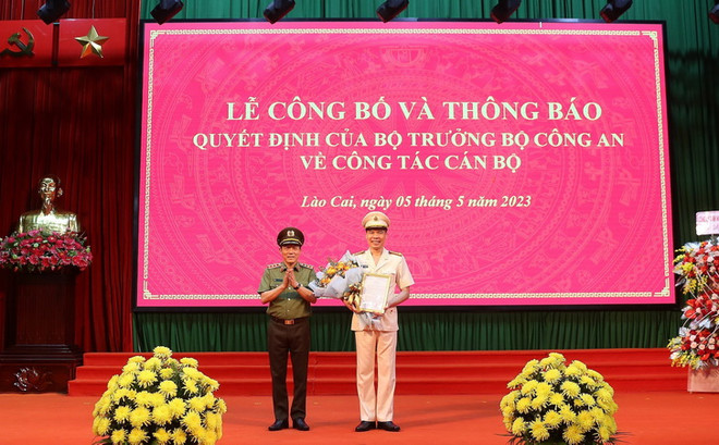 Đại tá Cao Minh Huyền được bổ nhiệm làm Giám đốc Công an tỉnh Lào Cai ảnh 1