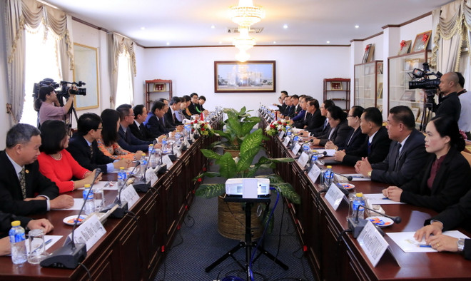 Tăng cường quan hệ giữa hai Văn phòng Chủ tịch nước Việt Nam và Lào ảnh 1