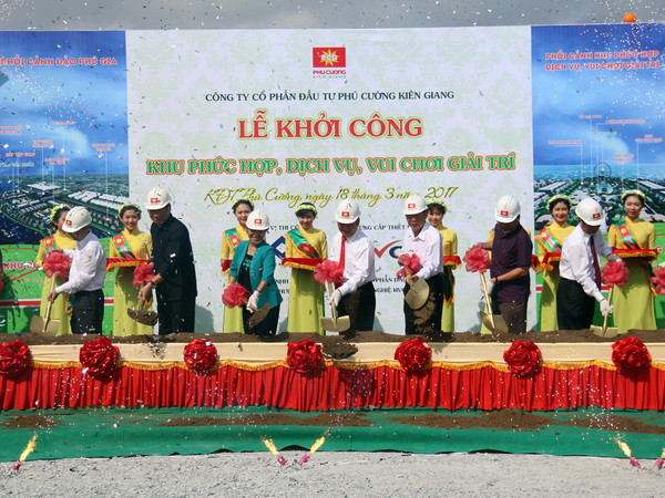 Kiên Giang khởi công xây khu phức hợp dịch vụ vui chơi Phú Cường ảnh 1