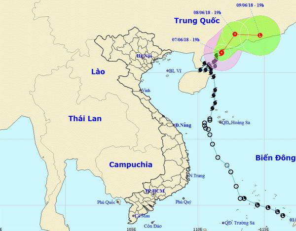 Bão số 2 sẽ suy yếu dần thành áp thấp nhiệt đới trong 24 giờ tới ảnh 1