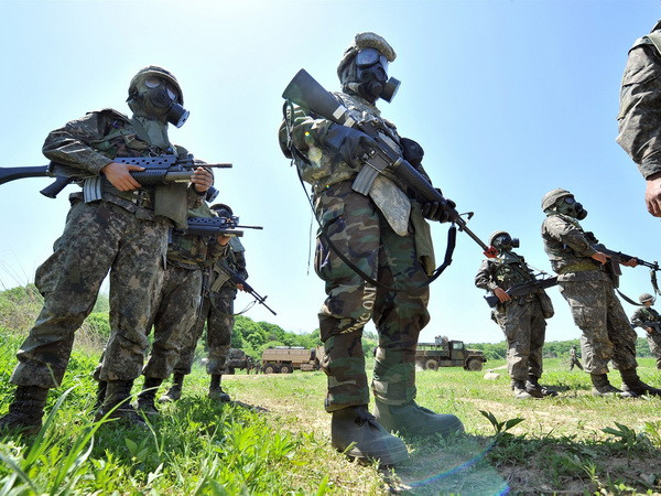 Hàn Quốc-Mỹ sẽ bắt đầu tập trận chung vào cuối tháng Tư ảnh 1