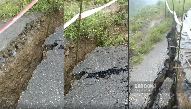 Tỉnh Điện Biên xuất hiện thêm nhiều cung đường bị sạt trượt ảnh 1