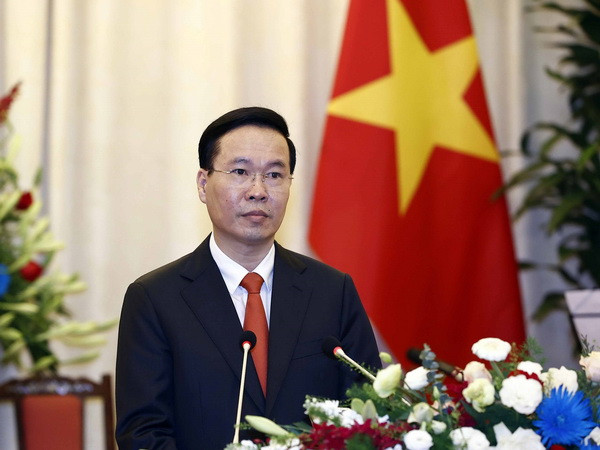 Chủ tịch nước Võ Văn Thưởng. (Ảnh: Thống Nhất/TTXVN) Chủ tịch nước sẽ tham dự Lễ Đăng quang của Nhà vua Anh Charles III ảnh 1