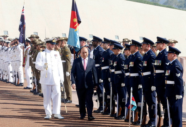 Australia bắn 19 loạt đại bác chào đón Thủ tướng Nguyễn Xuân Phúc ảnh 2