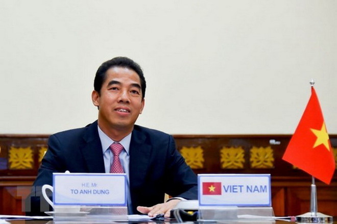 Thứ trưởng Bộ Ngoại giao Tô Anh Dũng. (Ảnh: TTXVN phát) Thứ trưởng Ngoại giao: Bảo hộ công dân trong bối cảnh dịch COVID-19 ảnh 1
