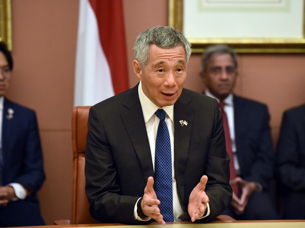 Thủ tướng Singapore Lý Hiển Long bắt đầu chuyến thăm Mỹ ảnh 1