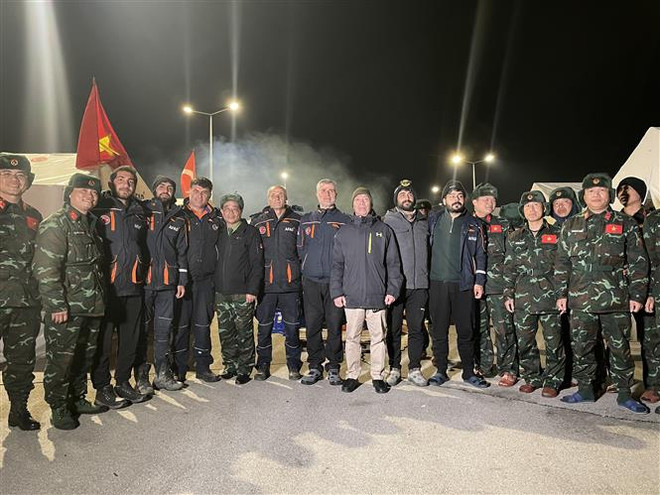 Đoàn cứu hộ, cứu nạn Quân đội Nhân dân Việt Nam lên đường về nước ảnh 2