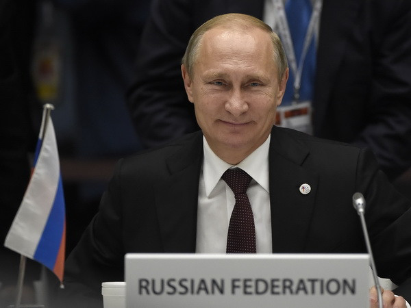 Tổng thống Nga Vladimir Putin. (Nguồn: AFP/TTXVN) Tổng thống Nga chúc mừng Ukraine 70 năm thoát khỏi ách phátxít ảnh 1