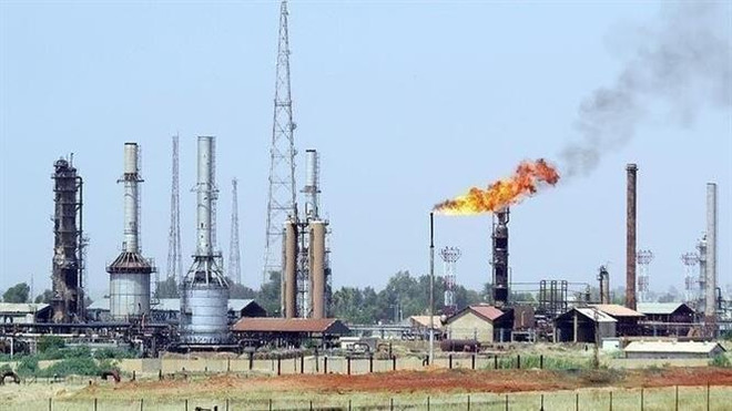 Một cơ sở khai thác dầu của Iran. (Ảnh: IRNA/TTXVN) Giá dầu Brent chạm mốc 75 USD lần đầu tiên kể từ tháng 4/2019 ảnh 1