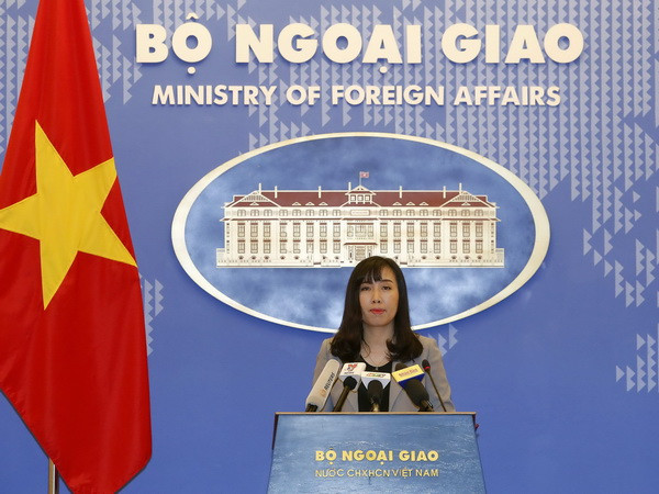 Người phát ngôn Bộ Ngoại giao Lê Thị Thu Hằng. (Ảnh: Văn Điệp/TTXVN) Phản ứng của Việt Nam về tình hình căng thẳng ngoại giao ở Qatar ảnh 1