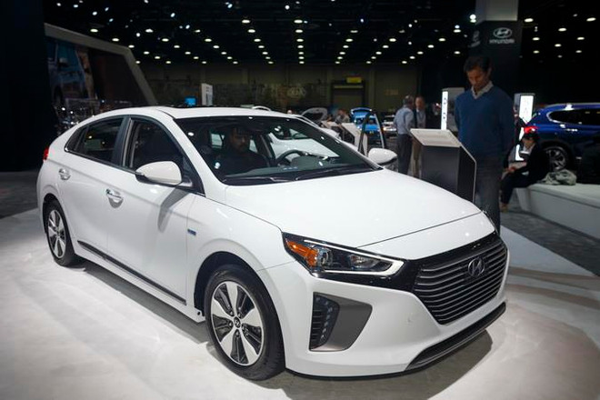 Mẫu xe của hãng Hyundai. (Ảnh: THX/TTXVN) Hyundai thu hồi hơn 400.000 xe ô tô tại Trung Quốc vì lỗi kỹ thuật ảnh 1