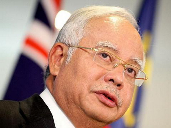 Thủ tướng Malaysia: Nên giải quyết vấn đề Biển Đông thong qua đàm phán Thủ tướng Malaysia Najib Razak. (Nguồn: AFP) Malaysia: Giải pháp cho Biển Đông là Luật pháp quốc tế ảnh 1