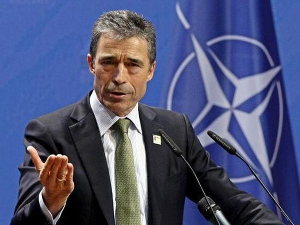 Tổng Thư ký NATO Anders Fogh Rasmussen. (Nguồn: AFP) Tổng thư ký NATO thăm Slovakia để bàn về tình hình Ukraine ảnh 1