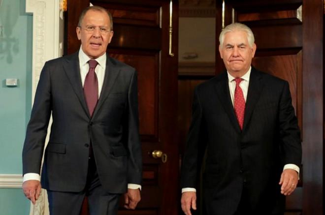 Ngoại trưởng Nga và Mỹ điện đàm thảo luận về tình hình Syria ảnh 1