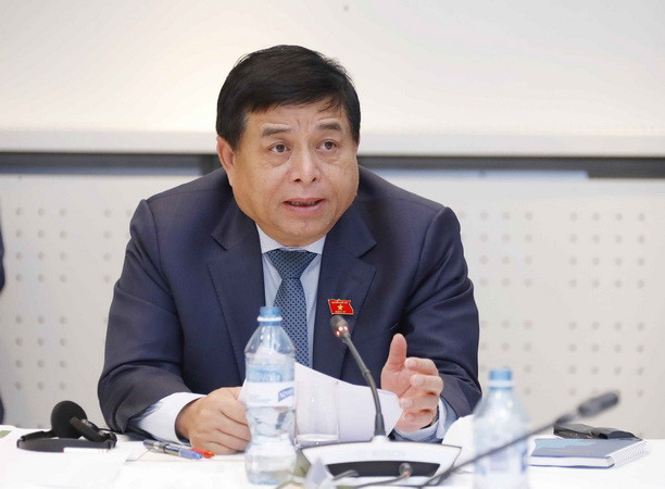 Bộ trưởng Bộ Kế hoạch và Đầu tư Nguyễn Chí Dũng phát biểu. (Ảnh: Doãn Tấn/TTXVN) Bảo đảm công khai, minh bạch trong thẩm định quy hoạch tỉnh ảnh 1