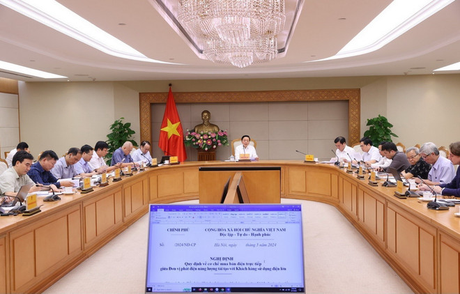 ttxvn_PTT Tran Hong Ha mua ban dien1.jpg