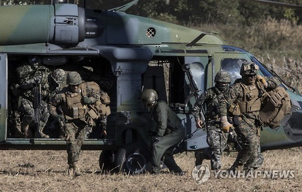 Hàn-Mỹ diễn tập ứng phó khủng hoảng người tị nạn Triều Tiên ảnh 1