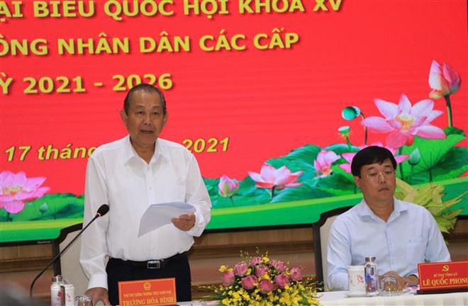 Đoàn giám sát của Hội đồng Bầu cử Quốc gia làm việc tại Đồng Tháp ảnh 1