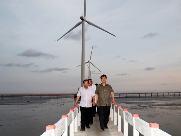 Nhà máy điện gió Bạc Liêu đã hòa vào lưới điện Quốc gia ảnh 1