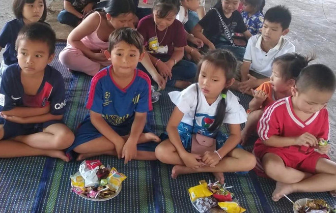 Tết Trung Thu đầm ấm của trẻ em Việt kiều tại tỉnh Preah Sihanouk ảnh 4