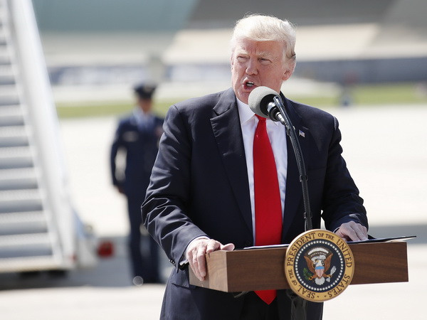 Tổng thống Mỹ Donald Trump có bài phát biểu ở Milwaukee, Wisconsin. (Nguồn: EPA/TTXVN) Tổng thống Mỹ chuẩn bị có bài diễn văn về chính sách đối với Cuba ảnh 1
