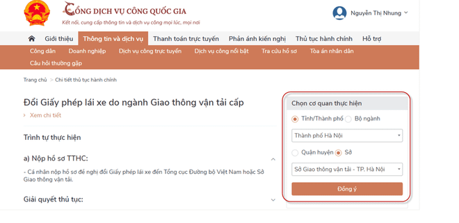 Nguyên nhân đổi giấy phép lái xe trên Cổng dịch vụ công Quốc gia thấp ảnh 1